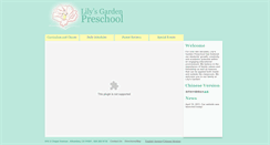 Desktop Screenshot of lilysgardenpreschool.com